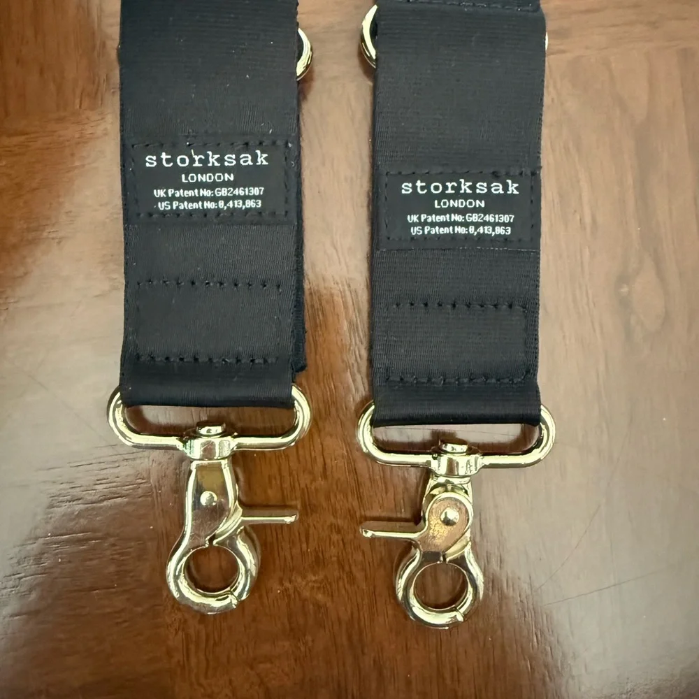 Storksak St. James Leather Diaper Bag Backpack - Picture 12 of 12